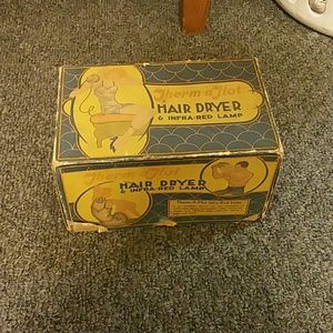 Antique hair dryer